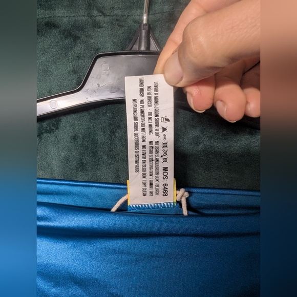 Agua Bendita Isabella Nettuno Blue Tie-Front Bikini Bottom - Picture 4 of 5